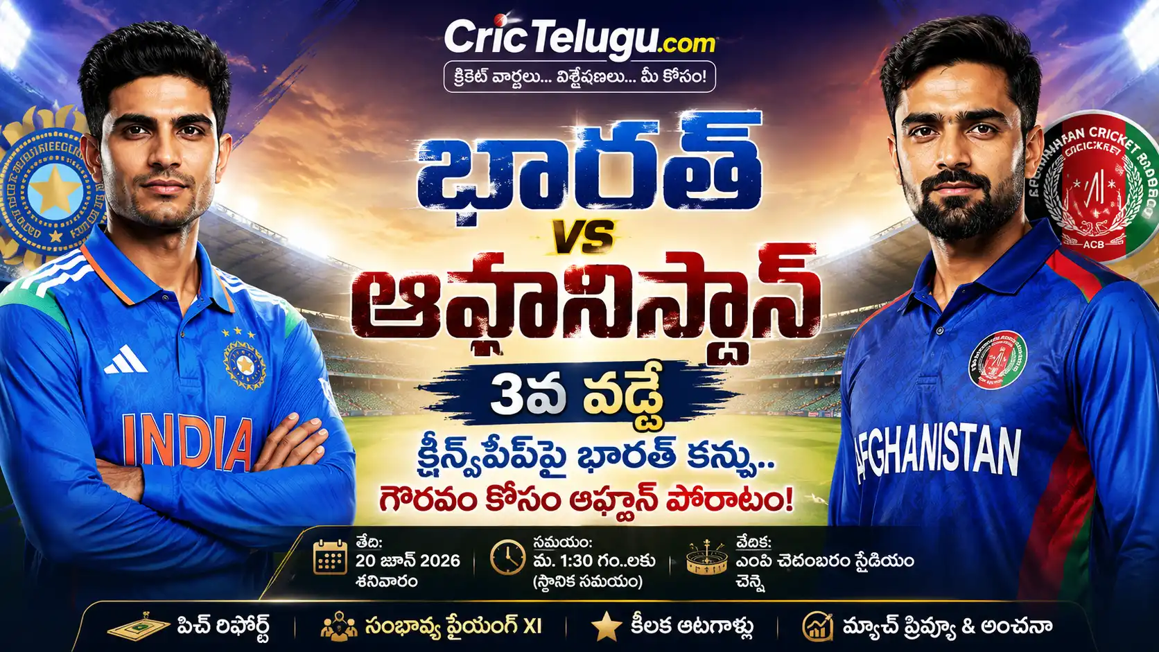 Ishan Kishan Century.Ishan Kishan celebrating his century for India with bat raised, featuring a bold Telugu headline about his response to selectors, premium CricTelugu.com cricket thumbnail.